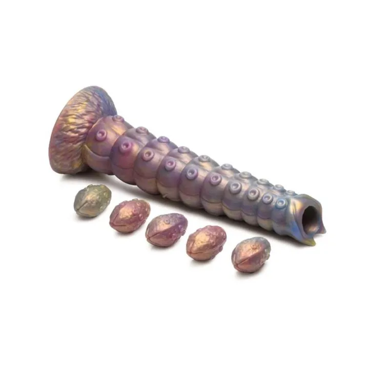 Dildo Ovoposito con 5 huevos Deep Invader Tentacle de Creature Cocks