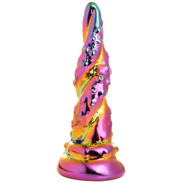 Dildo de Vidrio borosilicato Enchanting Rainbow de Creature Cocks | VibraZon