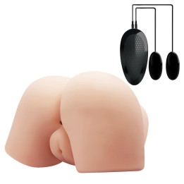 Masturbador Vagina y Ano con Vibración de Crazy Bull | VibraZon