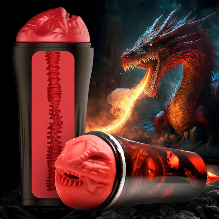 Masturbador Red Dragon 8.7 de Creature Cocks | VibraZon