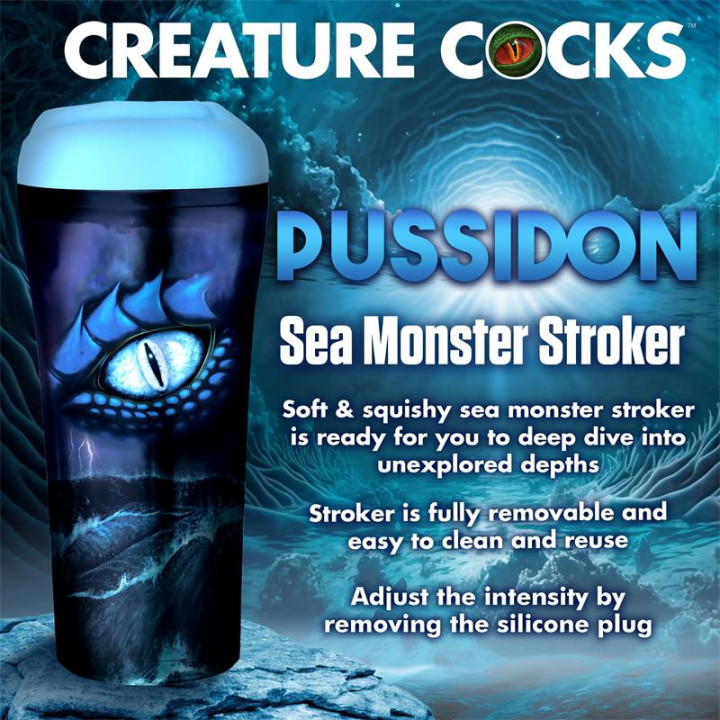 Masturbador Pussidon Sea Monster de Creature Cocks | VibraZon