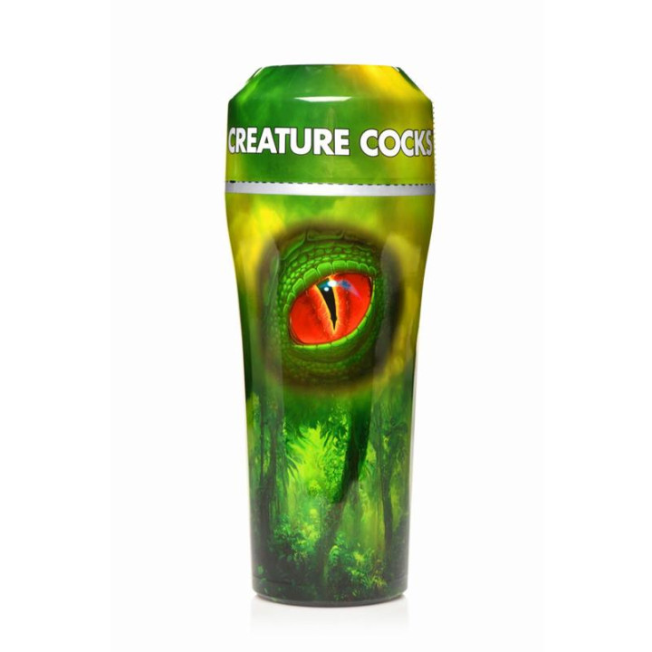Masturbador Manual Raptor Reptile 8.7 de Creature Cocks | VibraZon