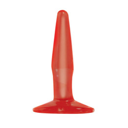 Mini Plug Anal Rojo de Basix Rubber Works | VibraZon
