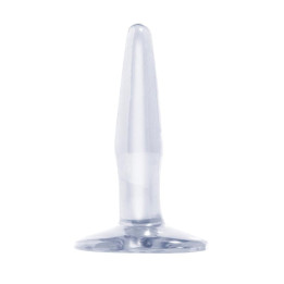 Mini Plug Anal Transparente de Basix Rubber Works | VibraZon