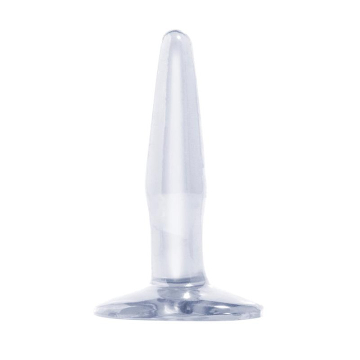 Mini Plug Anal Transparente de Basix Rubber Works | VibraZon