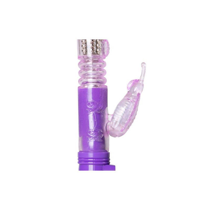 Vibrador con Mariposa - Púrpura de Easytoys | VibraZon