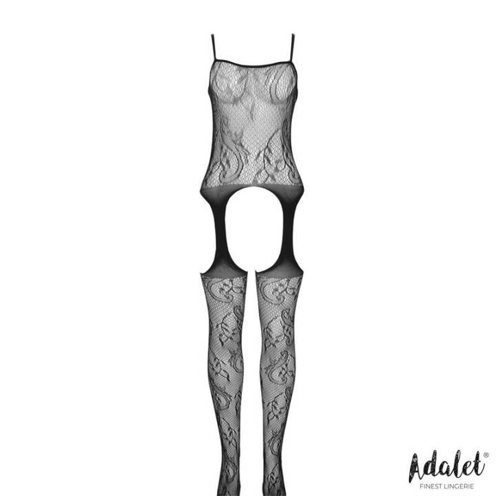 Lilly Bodystocking con Liguero Abierto de Adalet Lingerie | VibraZon