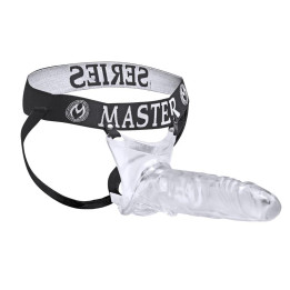 Grand Mamba XL Suspensorio con Dildo Hueco Transparente de Creature Cocks | VibraZon