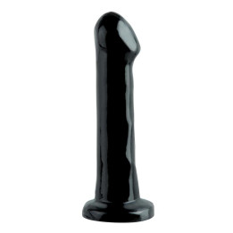 Dildo con Ventosa Color Negro 16.51 cm de Basix Rubber Works | VibraZon