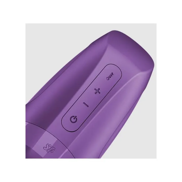 Men Heat Vibration Battery Series Dark Berry de Satisfyer