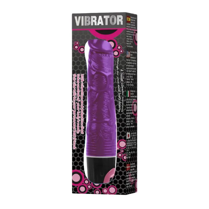 Glitter Vibrador Púrpura de Baile