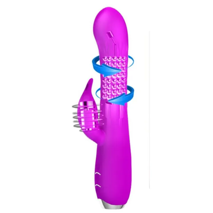 Molly Vibrador con Rotación de Prettylove