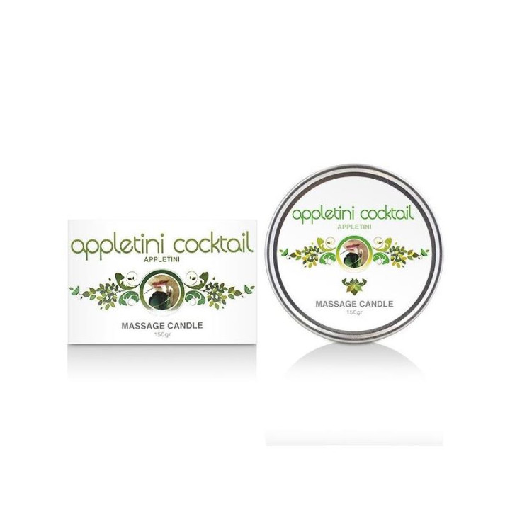 Vela de Masaje Appletini Cocktail 150 gr de Cobeco Pharma | VibraZon