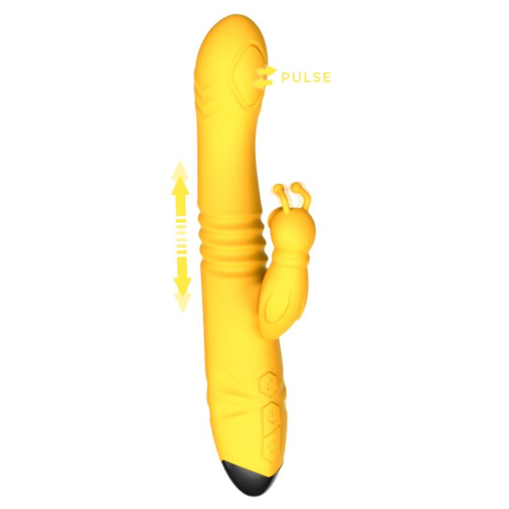 Honeybee Vibrador con Thrusting y Pulsación de Engily Ross | VibraZon