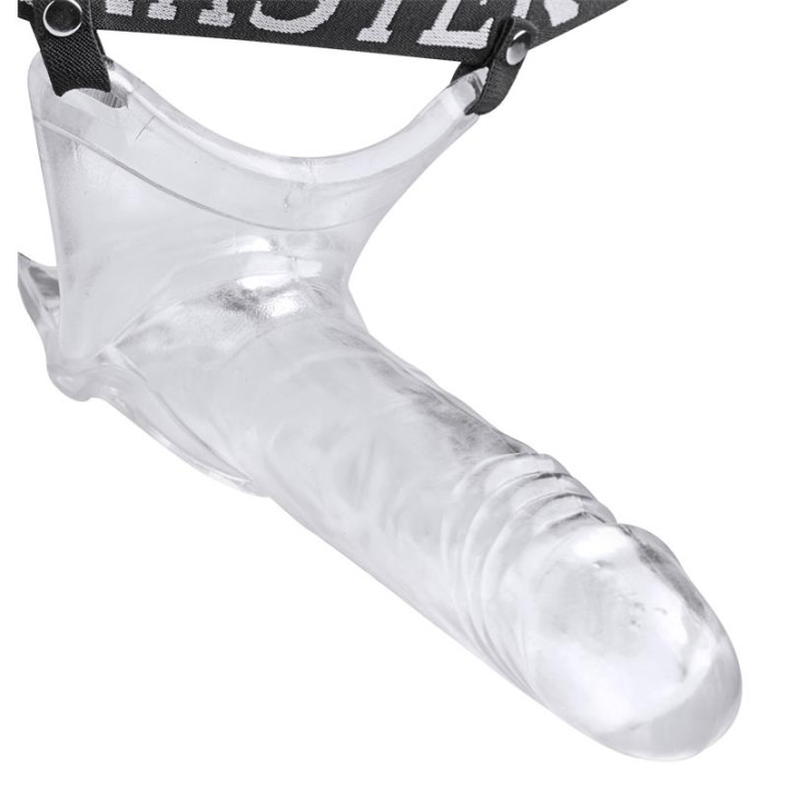 Grand Mamba XL Suspensorio con Dildo Hueco Transparente de Creature Cocks | VibraZon