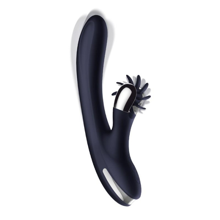 Navyspace Vibrador con Lenguas Rotadoras Azul de Intoyou | VibraZon