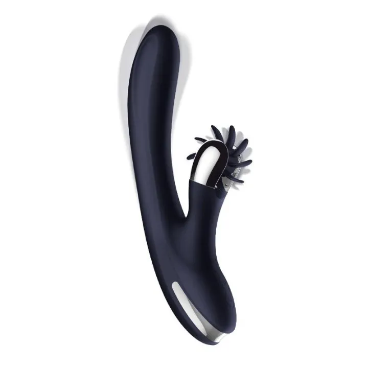 Navyspace Vibrador con Lenguas Rotadoras Azul de Intoyou