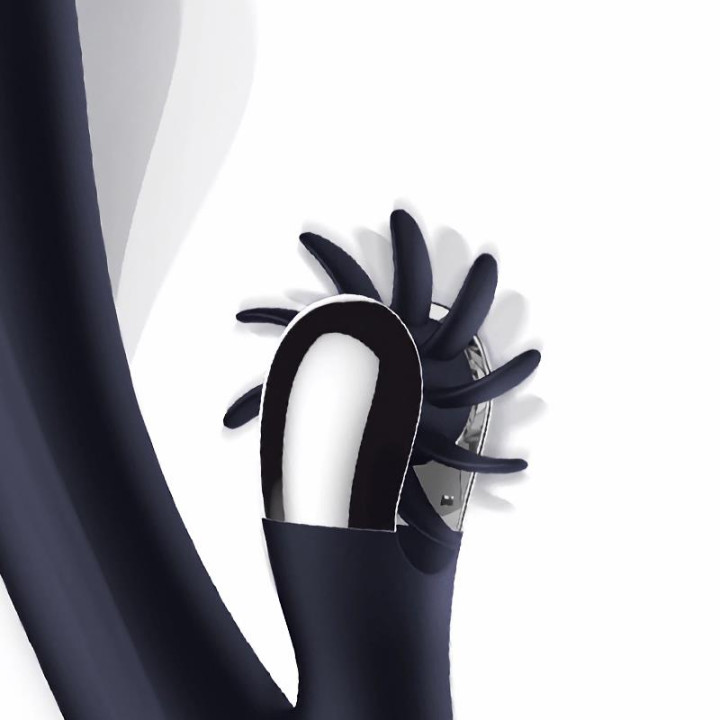 Navyspace Vibrador con Lenguas Rotadoras Azul de Intoyou | VibraZon