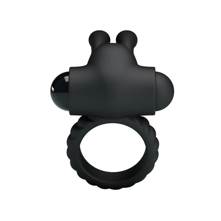 Anillo Vibrador Eudora Color Negro de Prettylove | VibraZon
