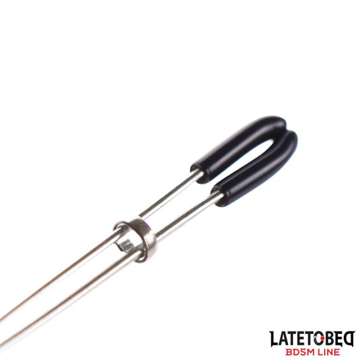 Pinzas para Pezones con Borlas de Cristal de Latetobed Bdsm Line | VibraZon
