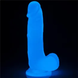 Dildo Lumino 7.5 Luz Azul de Lovetoy