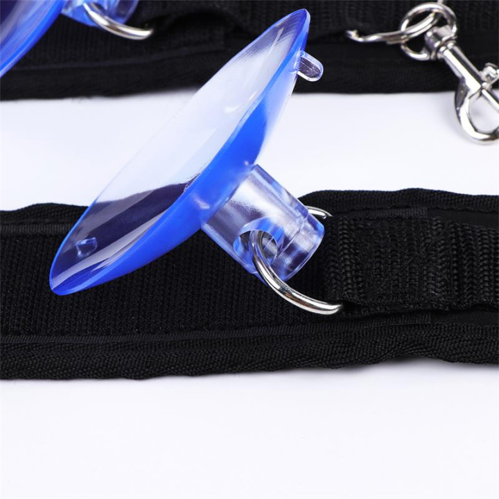 Esposas para Tobillos Ajustables con Ventosa de Latetobed Bdsm Line | VibraZon