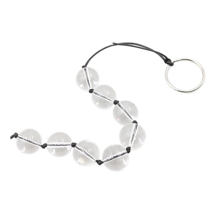 Cadena Anal con Bolas de Cristal 4 Tamaños de Latetobed Bdsm Line | VibraZon