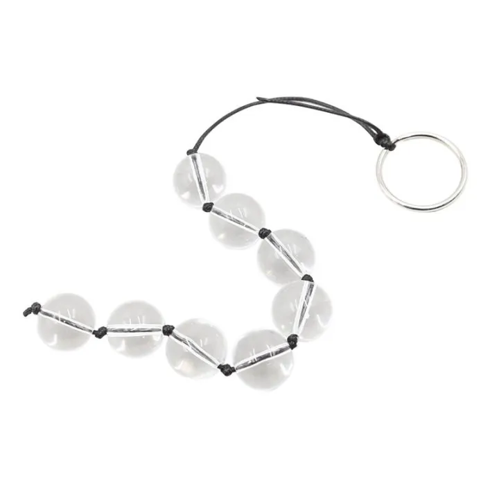 Cadena Anal con Bolas de Cristal 4 Tamaños de Latetobed Bdsm Line