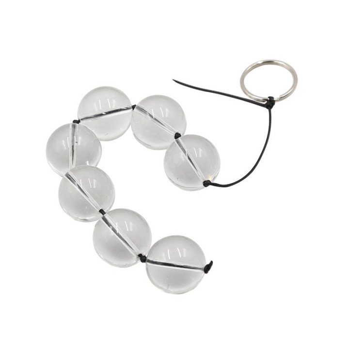 Cadena Anal con Bolas de Cristal 4 Tamaños de Latetobed Bdsm Line | VibraZon