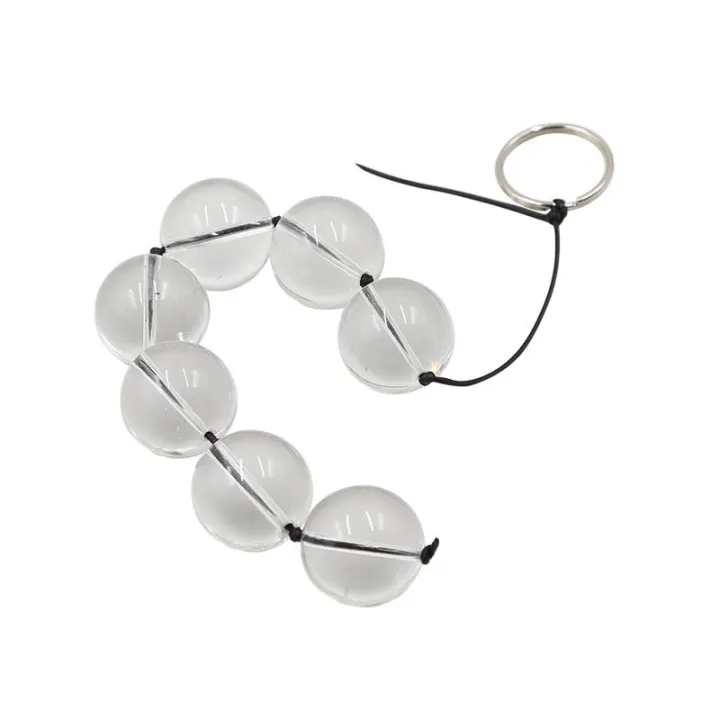 Cadena Anal con Bolas de Cristal 4 Tamaños de Latetobed Bdsm Line