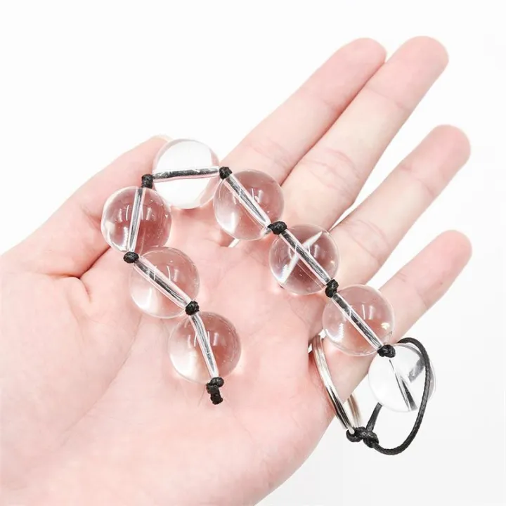 Cadena Anal con Bolas de Cristal 4 Tamaños de Latetobed Bdsm Line