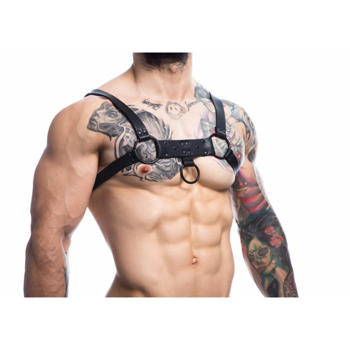 Arnés Bondage de Pecho Party Black Ajustable Talla Única de Cut4Men | VibraZon