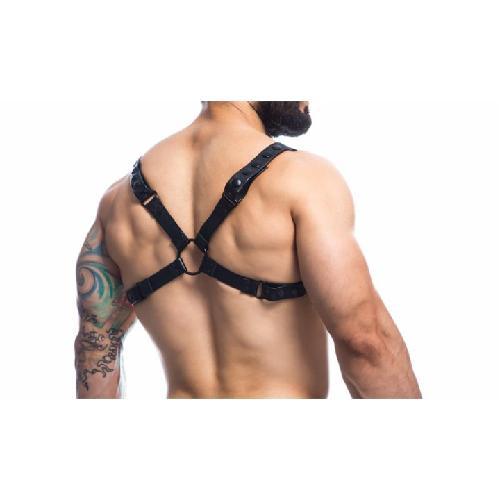 Arnés Bondage de Pecho Party Black Ajustable Talla Única de Cut4Men | VibraZon