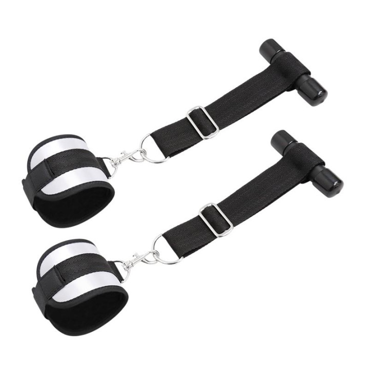 Restricciones para la Puerta con Esposas Desmontables y Ajustables de Intoyou Bdsm Line | VibraZon