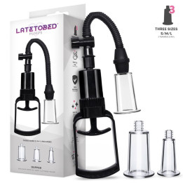 Dupper Bomba Manual para Vagina y Pezones 3 Copas de Latetobed | VibraZon