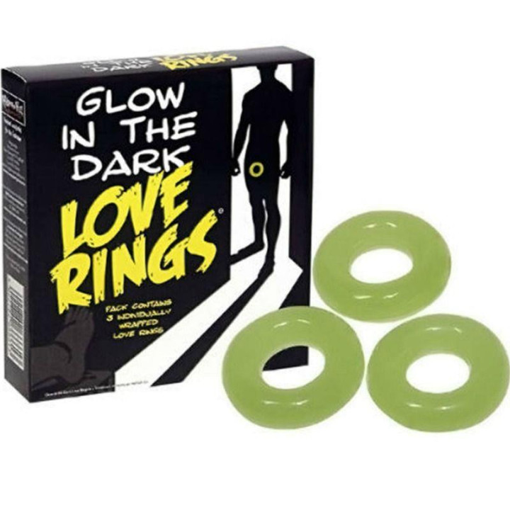 Pack 3 Anillo para el Pene Fluorescentes de Spencer & Fleetwood | VibraZon