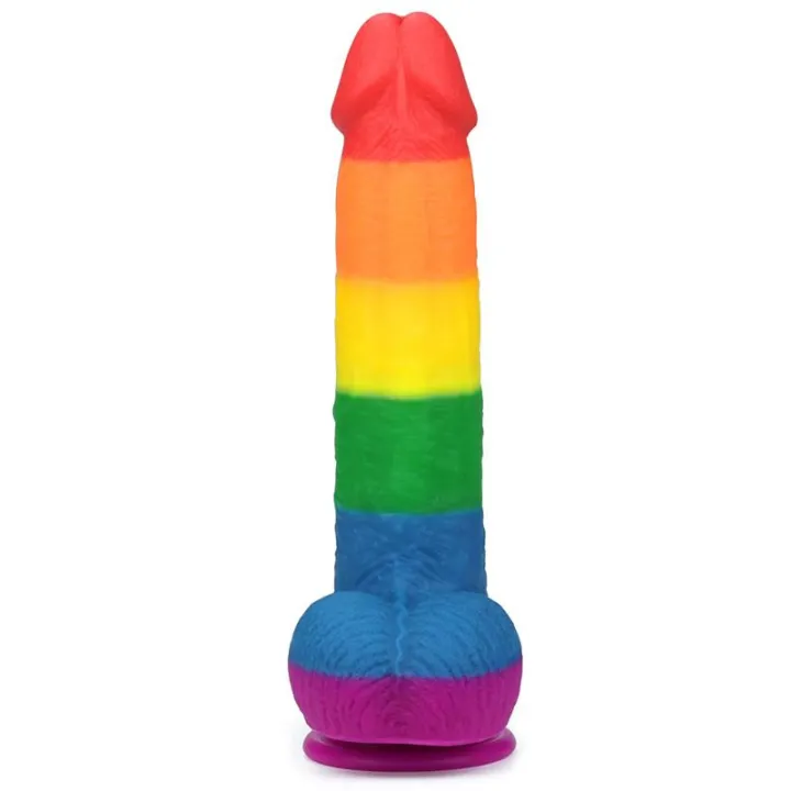 Dildo Prider 9 Silicona Líquida LGBT de Lovetoy