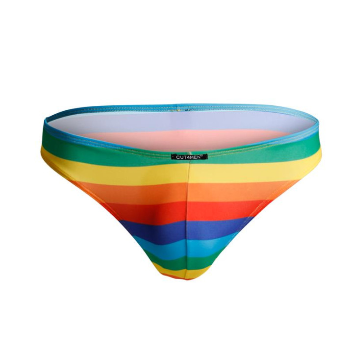 C4M01 Calzoncillo Arcoiris Rainbow de Cut4Men | VibraZon