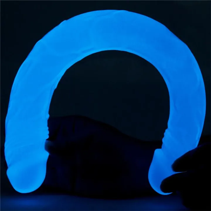 Dildo Doble Lumino 14.5 Luz Azul de Lovetoy
