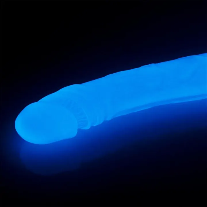 Dildo Doble Lumino 14.5 Luz Azul de Lovetoy