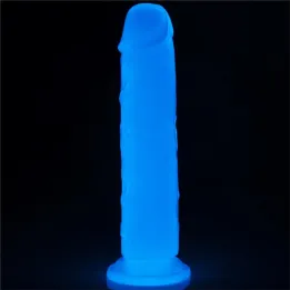 Dildo Lumino 8 Luz Azul de Lovetoy