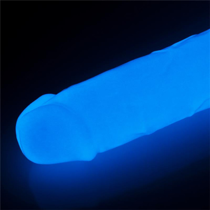 Dildo Lumino 8 Luz Azul de Lovetoy | VibraZon