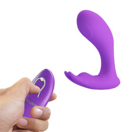 Idabelle Estimulador con Vibración y Pulsación Control Remoto de Prettylove | VibraZon
