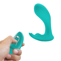 Idabelle Estimulador con Vibración y Pulsación con Control Remoto de Prettylove | VibraZon