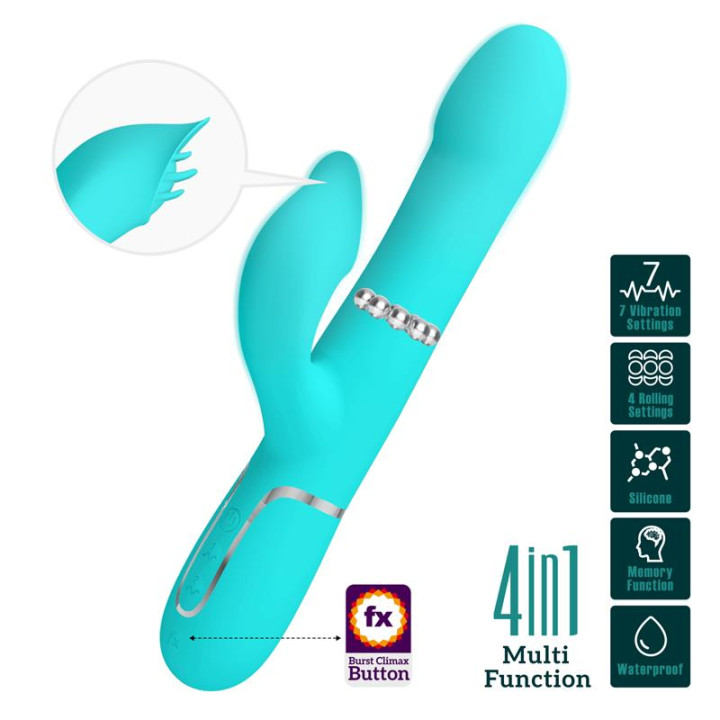 Falin Rolling Vibrador con Bolas Internas USB de Prettylove | VibraZon