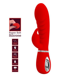 Prescott Vibrador Punto G Rojo de Prettylove | VibraZon