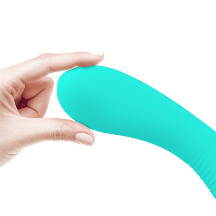 Prescott Vibrador USB Silicone Verde de Prettylove | VibraZon