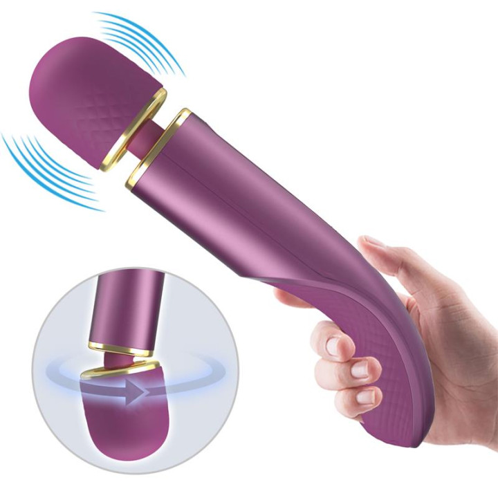 Masajeador USB Silicona Púrpura de Prettylove | VibraZon