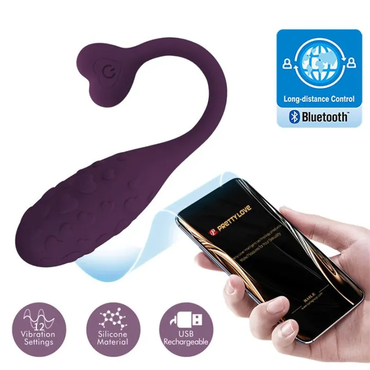 Fisherman Huevo Vibrador con APP de Prettylove