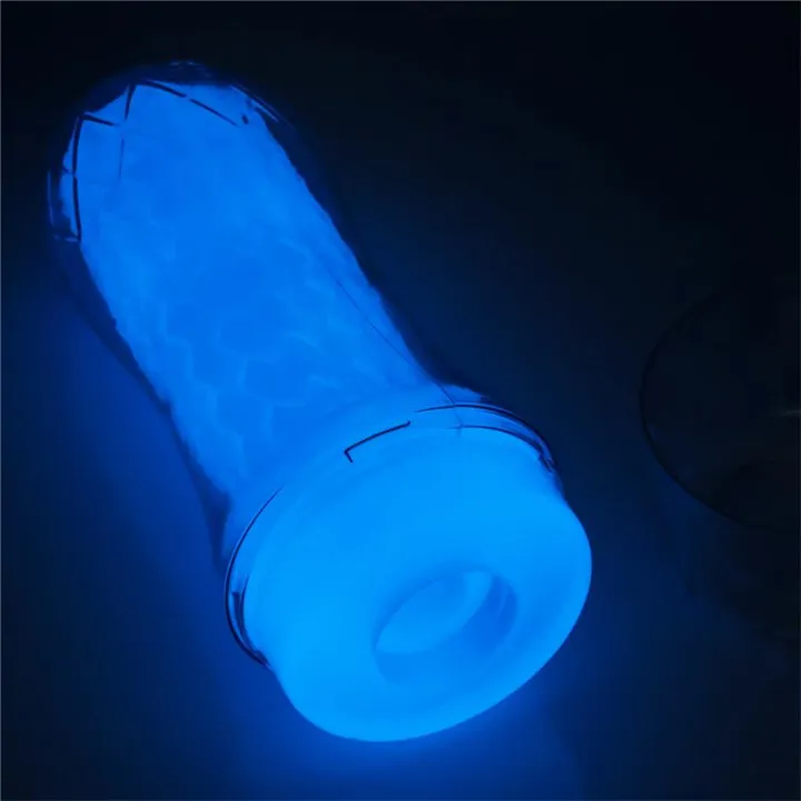 Masturbador Masculino Lumino Luz Azul de Lovetoy